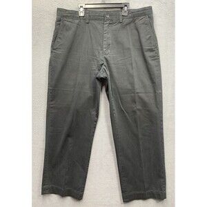 Polo Ralph Lauren Preston Pants Mens Flat Front 100% Cotton  Black Career 36X30